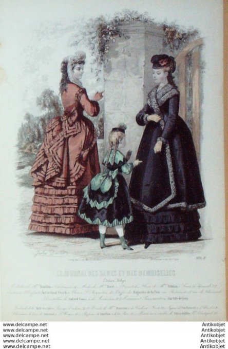 Journal des Dames Demoiselles 1869 # 938 (Maison Bataillon)