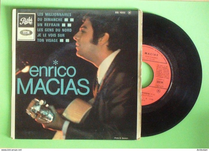 Macias Enrico 45T EP Les millionnaires du dimanche 1967