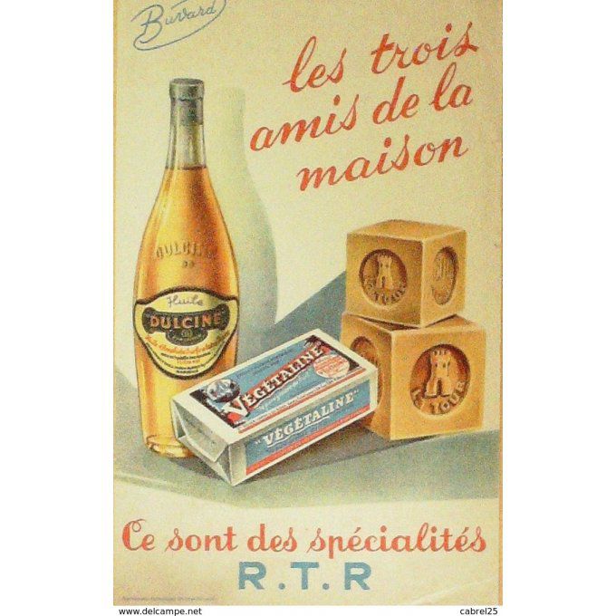 Buvard R T R Végétaline, Savon