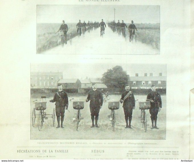 Le Monde illustré 1891 n°1792 St-Mandé (94) Luxembourg Suède Stockholm Bruxelles Suisse Genève
