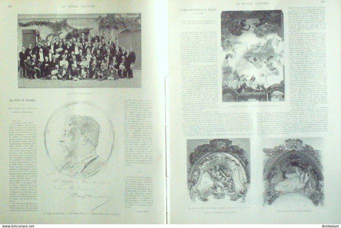 Le Monde illustré 1898 n°2159 Bret Douarnenez (29) Chateaubriand Ste-Suzanne Mezangers (53) île de S