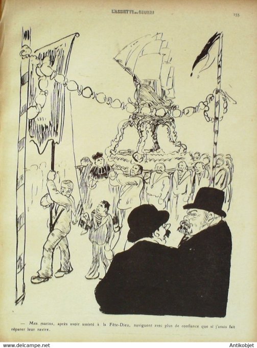 L'Assiette au beurre 1910 n°478 Une Fête-Dieu Grandjouan