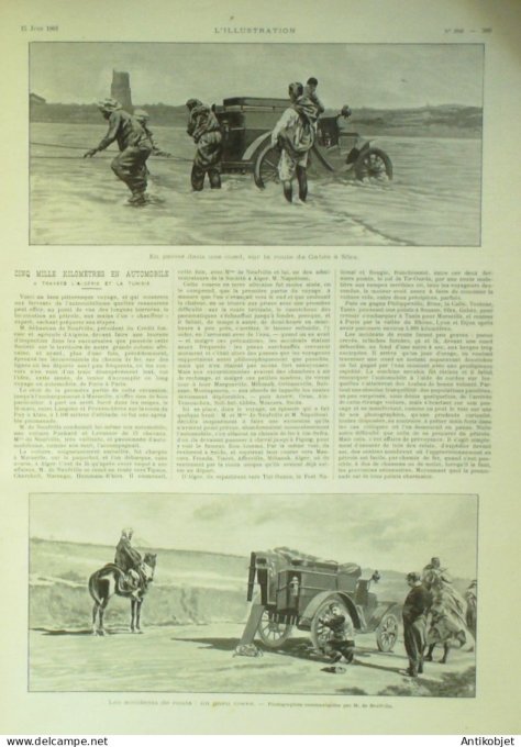 L'illustration 1901 n°3042 Allemagne Bremerhaven Belgique Anvers entrepôt Royal incendie Tunisie Tes