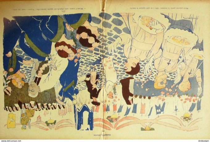 L'Assiette au beurre 1910 # 478 Une Fête-Dieu Grandjouan