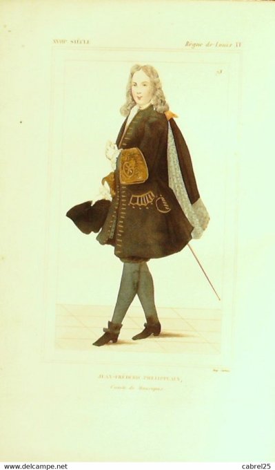 Phelippeaux Jean Frédéric Comte Maurepas 18ème 1852