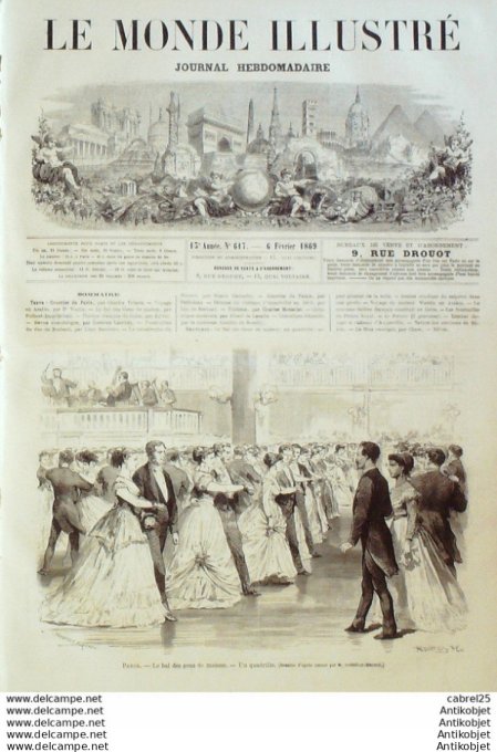 Le Monde illustré 1868 n°617 Arabie Aldhareb Terbe Chine Pekin Egypte Caire Augerville (45) Belgique