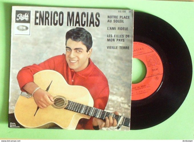 Macias Enrico 45T EP Les filles de mon pays 1964