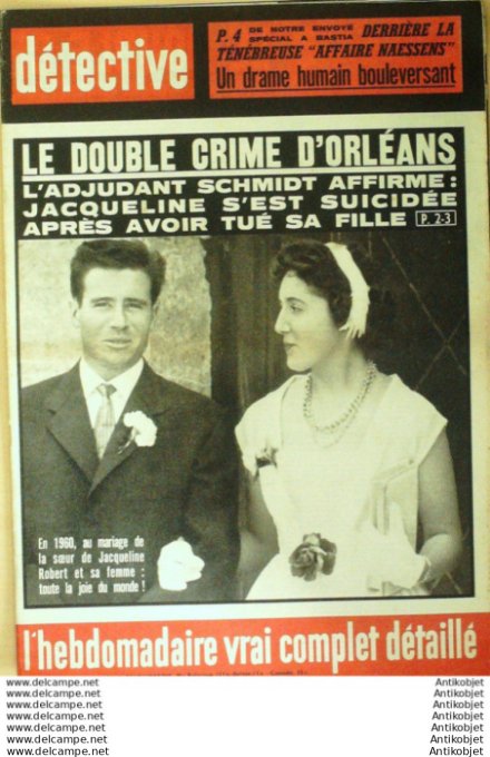 Détective 1964 # 919 Orléans Port-en-Bessin Murol Lille Angers Lunéville