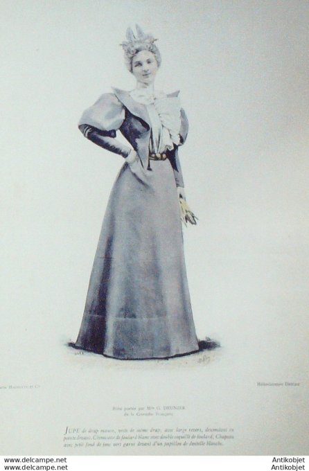 La Mode pratique 1893 # 27 Jupe de drap