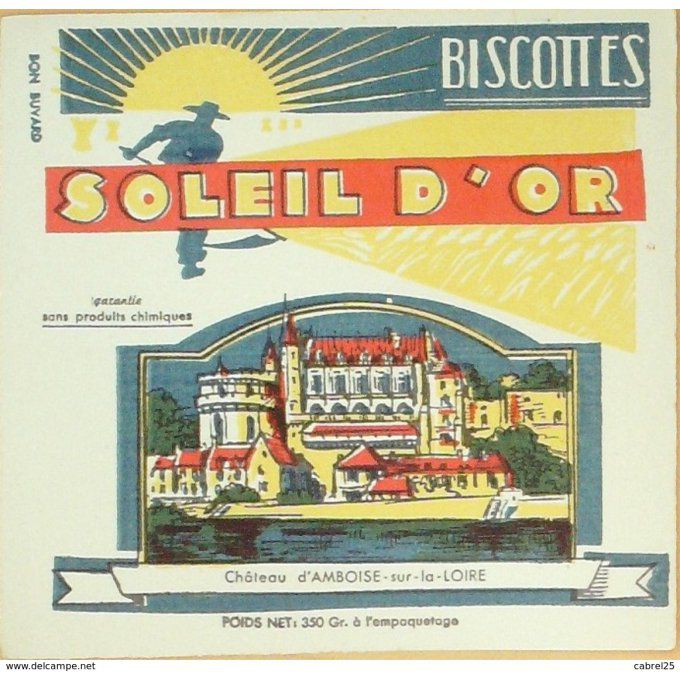 Buvard SOLEIL d'OR Biscotte