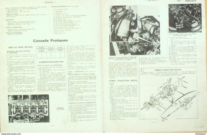 Revue Tech. Automobile 1981 n°509 Renault 20 diesel