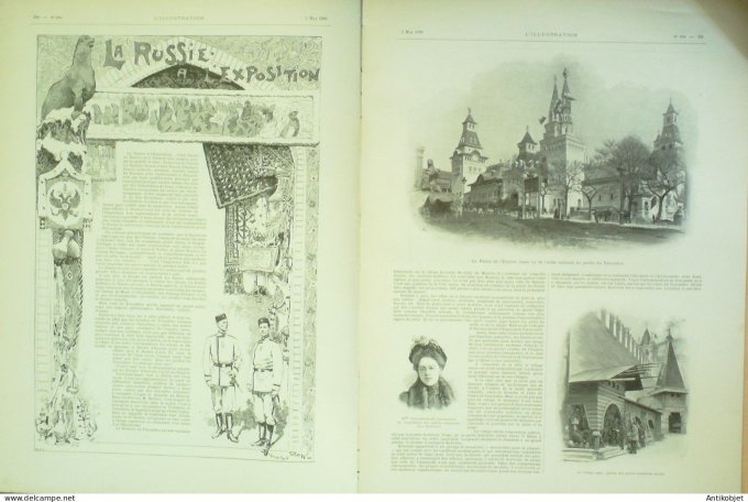 L'illustration 1900 n°2984 Canada Ottawa Russie exposition Londres Carte du Transvaal