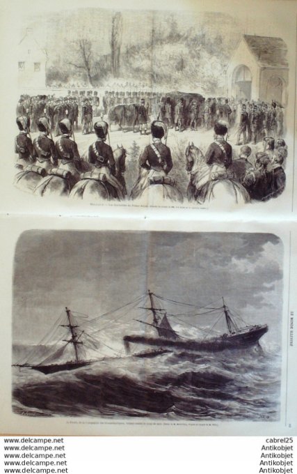 Le Monde illustré 1868 n°617 Arabie Aldhareb Terbe Chine Pekin Egypte Caire Augerville (45) Belgique