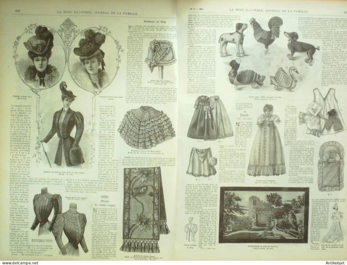 La Mode illustrée journal 1905 n° 47 Costume tailleur