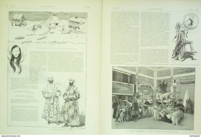 L'illustration 1900 n°2984 Canada Ottawa Russie exposition Londres Carte du Transvaal