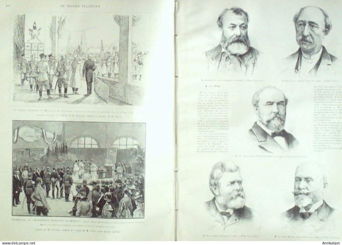 Le Monde illustré 1891 n°1783 Bulgarie Belgrade Allemagne Francfort/Mein Bordeaux (33)