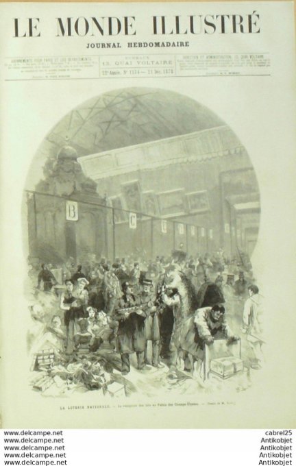 Le Monde illustré 1878 n°1134 Belgique Bruxelles Anvers Entrée Charles Quint Loterie Nationale