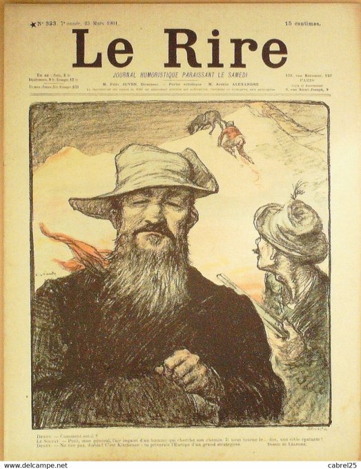 Le Rire 1901 n°333 Léandre Fau Riezer Avelot Rouveyre Delaw Sancha Hémard