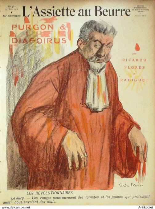L'Assiette au beurre 1910 # 482 Purgon et Diafoirus Florès Radiguet