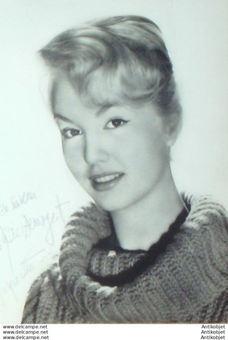 Demongeot Marie (photo de presse) dédicacée