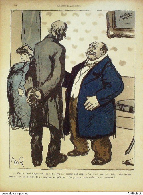 L'Assiette au beurre 1910 # 482 Purgon et Diafoirus Florès Radiguet