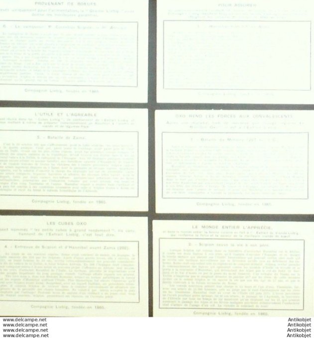 Chromo Liebig Sang 1406 Deuxieme geste punique (1939)