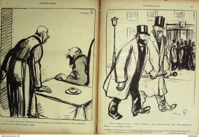 L'Assiette au beurre 1910 # 482 Purgon et Diafoirus Florès Radiguet