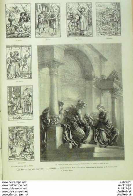 Le Monde illustré 1878 n°1134 Belgique Bruxelles Anvers Entrée Charles Quint Loterie Nationale