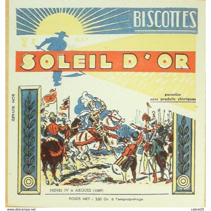 Buvard SOLEIL d'OR Biscotte