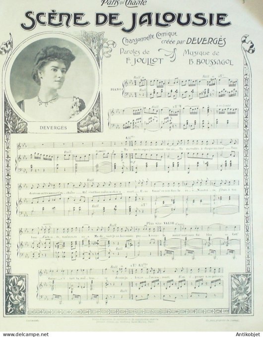 Paris qui chante 1905 n°102 Yrven Devergès Dutard Tourtal Solignac Tristan & Isolde