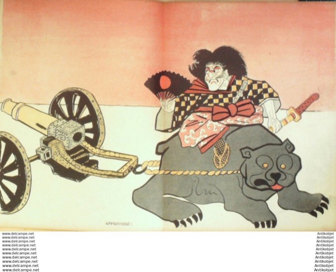 L'Assiette au beurre 1904 # 151 Japonaise Adamramkaro