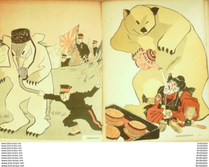 L'Assiette au beurre 1904 # 151 Japonaise Adamramkaro