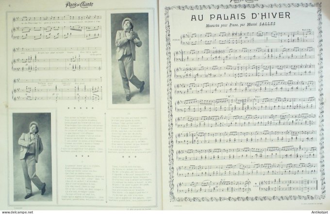 Paris qui chante 1905 n°102 Yrven Devergès Dutard Tourtal Solignac Tristan & Isolde