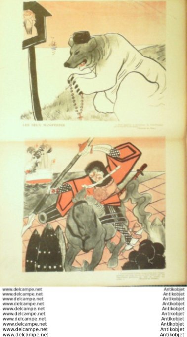 L'Assiette au beurre 1904 # 151 Japonaise Adamramkaro