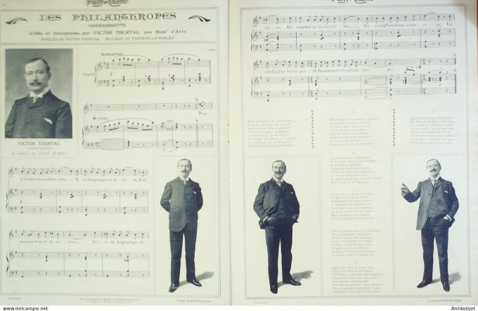 Paris qui chante 1905 n°102 Yrven Devergès Dutard Tourtal Solignac Tristan & Isolde