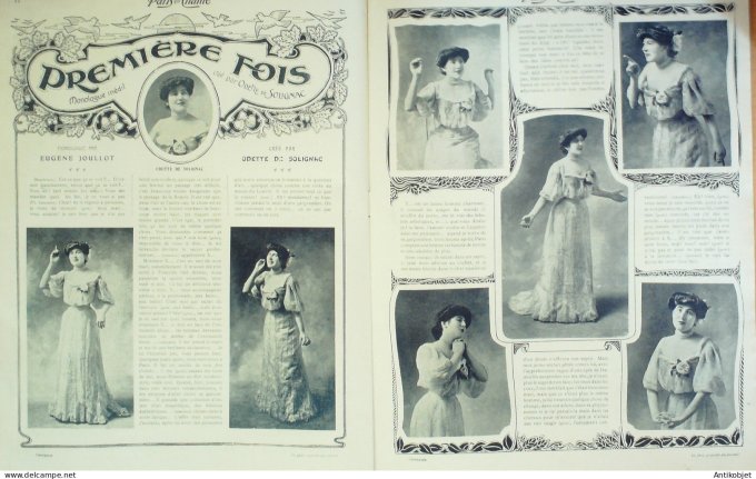 Paris qui chante 1905 n°102 Yrven Devergès Dutard Tourtal Solignac Tristan & Isolde