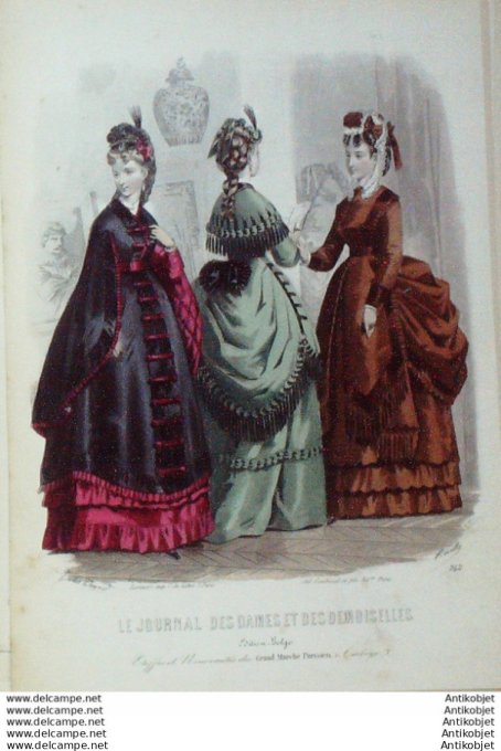 Journal des Dames Demoiselles 1869 # 942 (Marché Parisien)