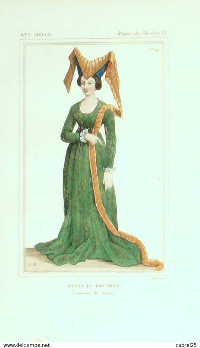 De Savoie Comtesse Bonne De Bourdon 15ème