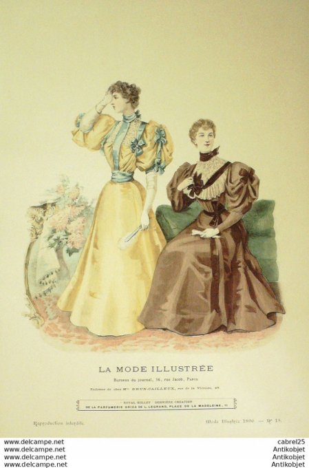 Gravure de mode Le Moniteur 1849 n°31