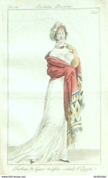 Costume Parisien 1802 an 10 # 364 (eau forte) Schall d'Egypte