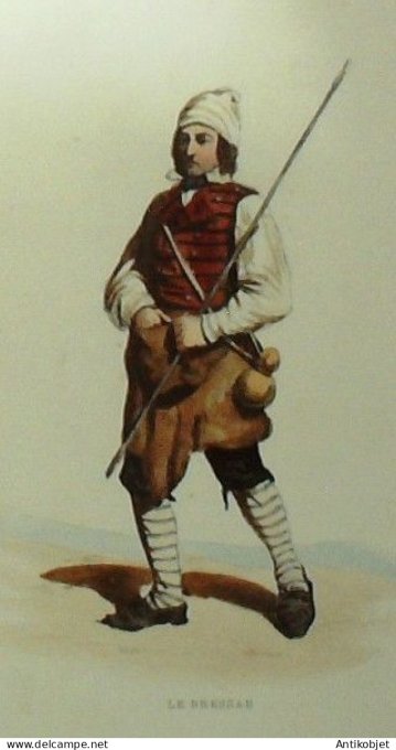 Bourgogne-Franche-Comté (39) Berger Bressan signé Dauzais XIXème