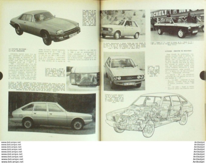 R.T Automobile Peugeot 404 Volkswagen Scirocci & Golf   # 350