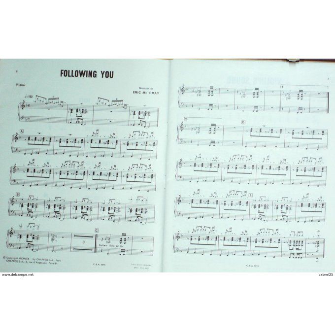 Faure Alleluia D'alour Piano 1900