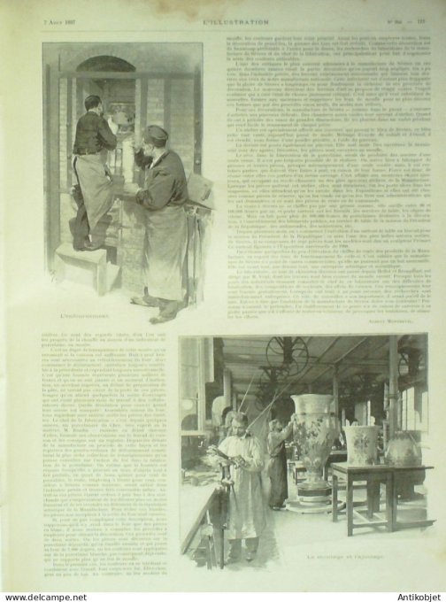 L'illustration 1897 n°2841 Valence (26) Grenoble (38) Pézénas (34) Cauterets (65) Sèvres (92) Turqui