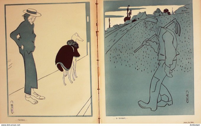 L'Assiette au beurre 1905 # 199 Pensées du ventru Roubille