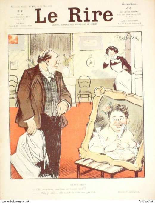 Le Rire 1903-05-30 #  15 Journal humoristique Ed.Originale Metres & Maitres
