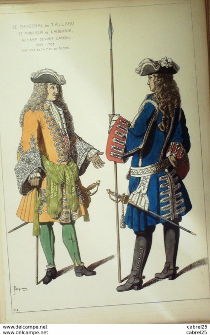 De Tallard De Laubanie Maréchal Camp Devant Landau En 1703