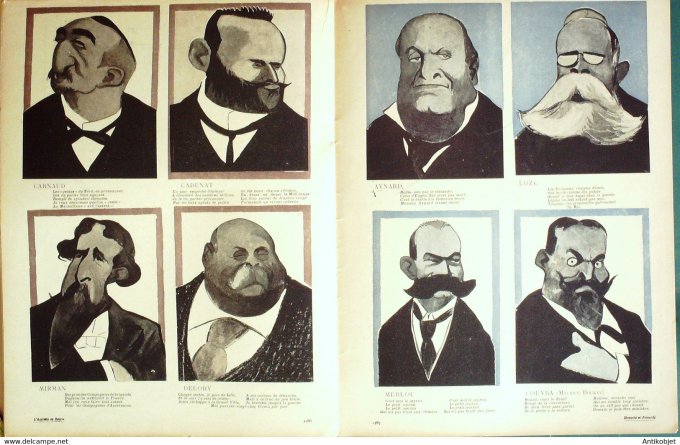 L'Assiette au beurre 1903 # 142 Blocards et Frocards 2 Camara Leal Da
