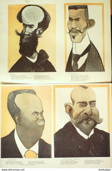 L'Assiette au beurre 1903 # 142 Blocards et Frocards 2 Camara Leal Da