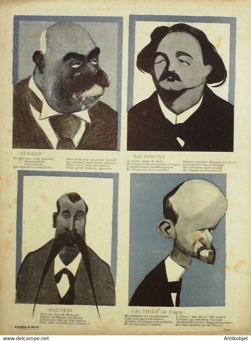 L'Assiette au beurre 1903 # 142 Blocards et Frocards 2 Camara Leal Da